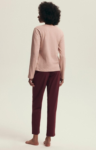 43733 Dámské pyžamo Dorla Henderson orchidej - bavlna, délka. rukávy a kalhoty