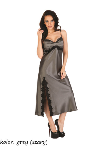 926 Kleoree Dlouhá noční košile De Lafense - šedá