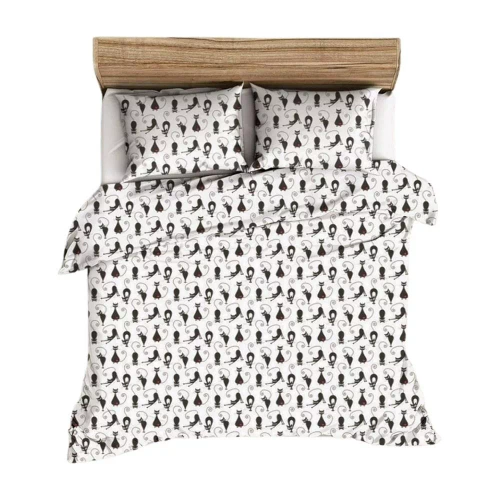 51N Bielawa KARO lůžkoviny z kůry | 100% bavlna, knoflíky, gramáž 140 g/m²