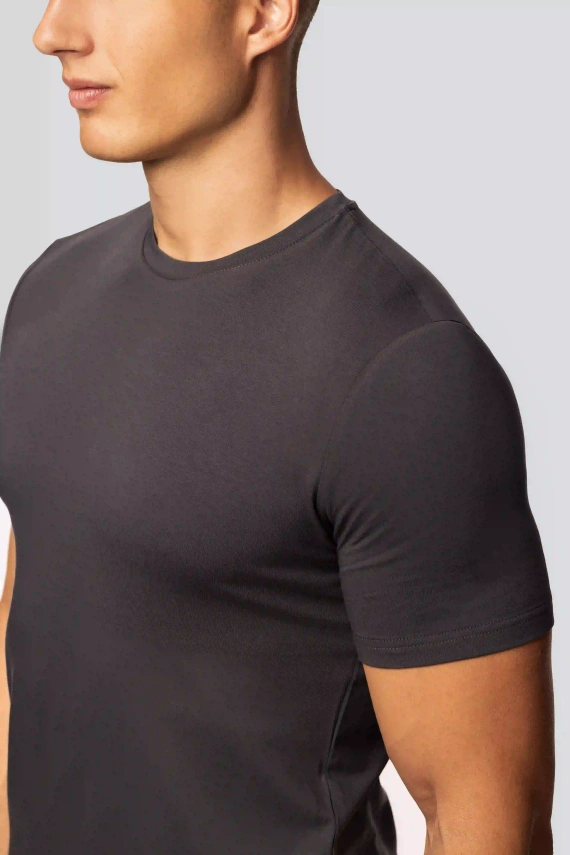 Pánské bavlněné tričko Urban graphite - klasický střih, vysoká kvalita, pružnost, celodenní pohodlí
