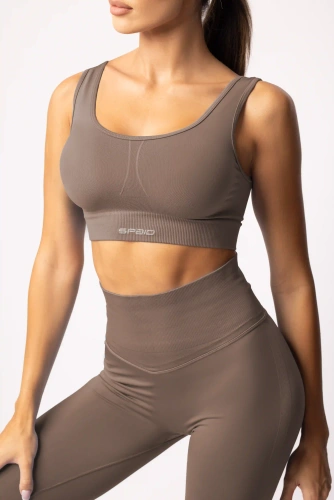 Bezešvá béžová sportovní podprsenka SPAIO Flex 2.0 - stabilní opora a pohodlí
