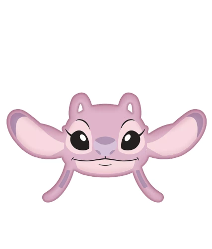 Polštář ve tvaru Lilo a Stitch Jerry Fabrics růžový