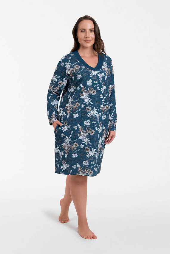 Nikjana dámská tunika s dlouhým rukávem Italian Fashion - potisk