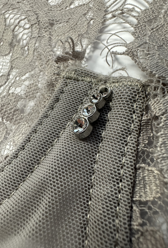 Zovel Body Light Grey Passion grey - elegantní body pro ženy