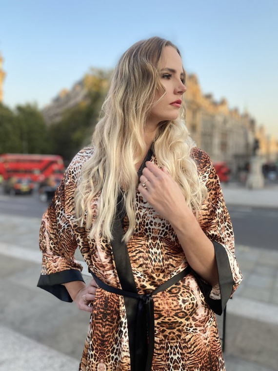 417 Valentina dámský župan Forex - béžový