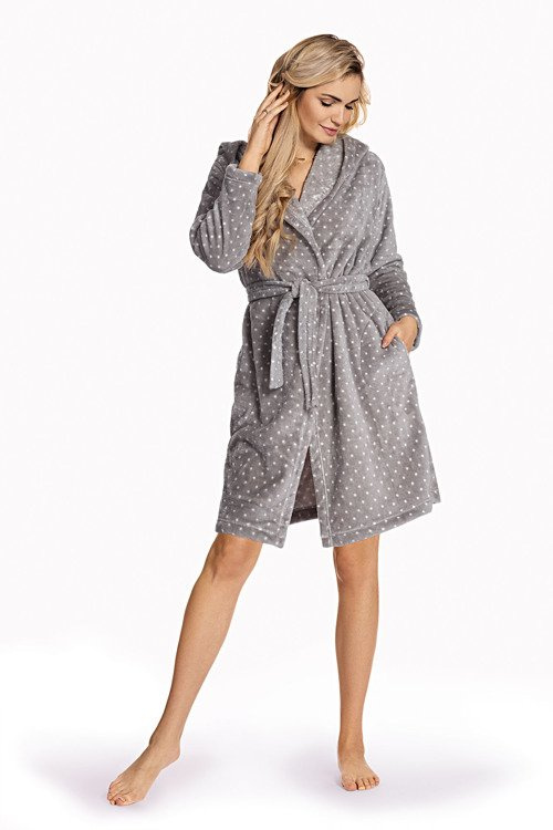 546 Melanie Dámský krátký župan Forex - šedý