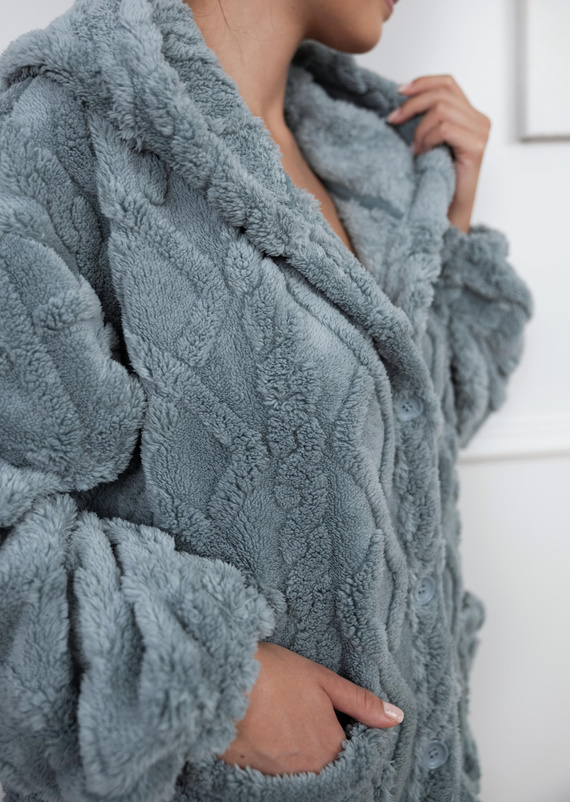 Dámský župan Grethen Sensis - khaki barva