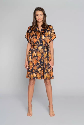 Monstera Dámský župan Italian Fashion - potisk