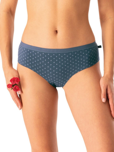 Dámské kalhotky Key LPN 742 graphite - bavlněné, pohodlné, sada 2 kusů