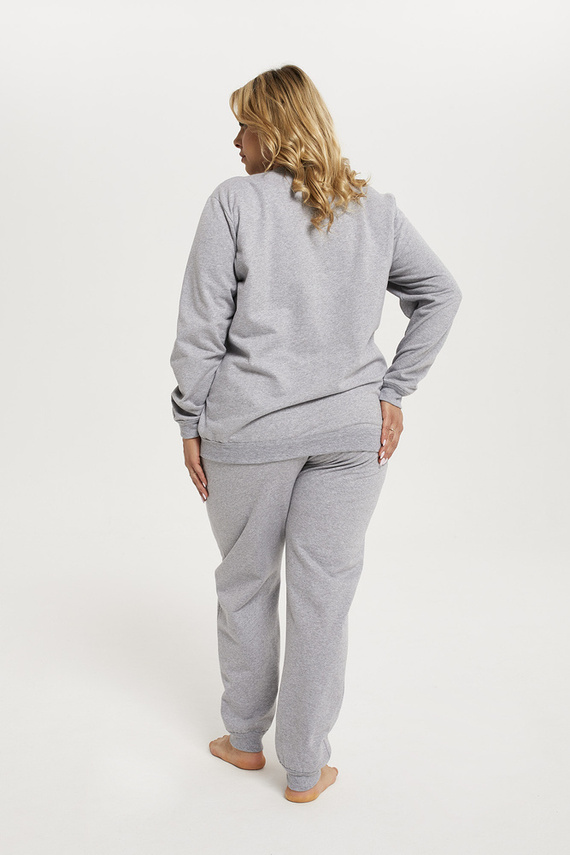 Dámská dlouhá souprava Fox. rukáv, délka. kalhoty Italian Fashion - melange