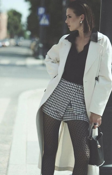 1233 Cherie Punčocháče Gabriella 60 den černé - vzor srdce, 3D