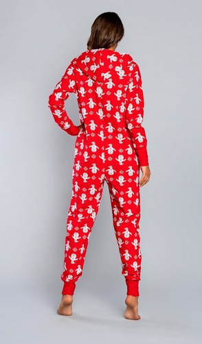 Dámský dlouhý overal Nana Italian Fashion - červený