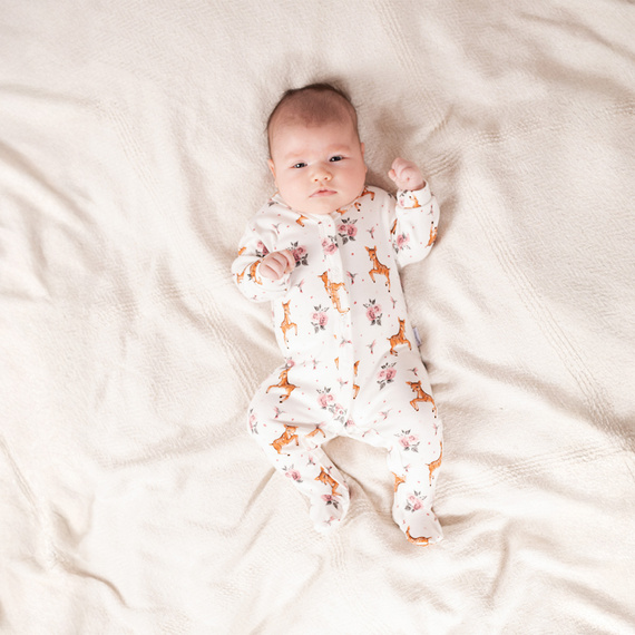 216031 Dětský župan Lala Nicol - bavlna, sárí a vzor růží