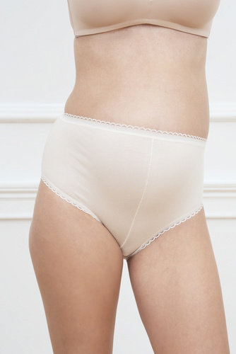 Kalhotky Mama maxi Italian Fashion - pudrově modré