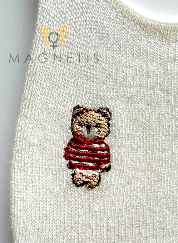 Magnetis YN-251132 – dámské balerínové ponožky z viskózy se silikonem