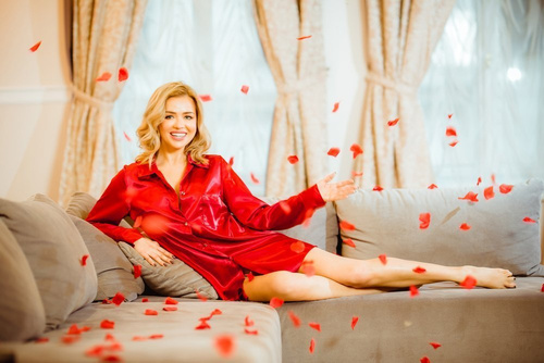 Noční košile Carey Kalimo - červená