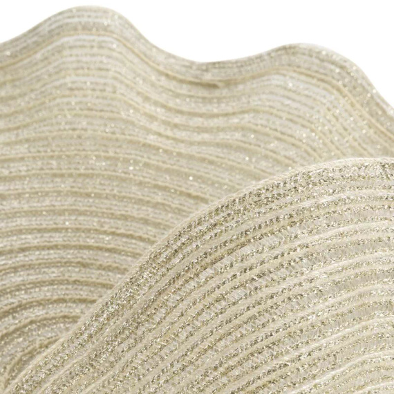 Podložka na stůl Eurofirany elegantní podložka pod talíře glamour June champagne beige