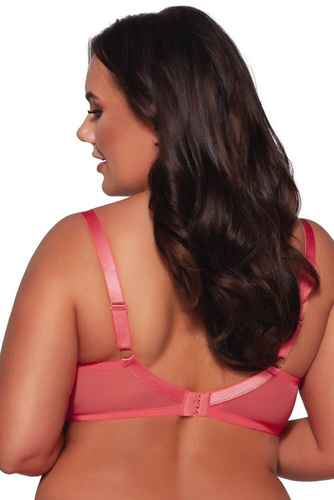 2075 Coral Ava polovyztužená podprsenka - korálová