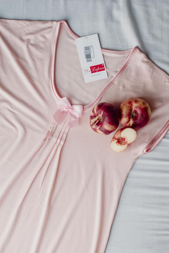 870 Visa De Lafense noční košile - broskvová