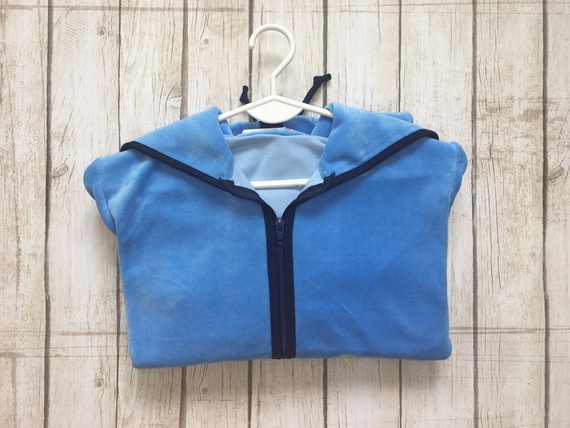 374 / 375 Dětský župan Desiree - modrý