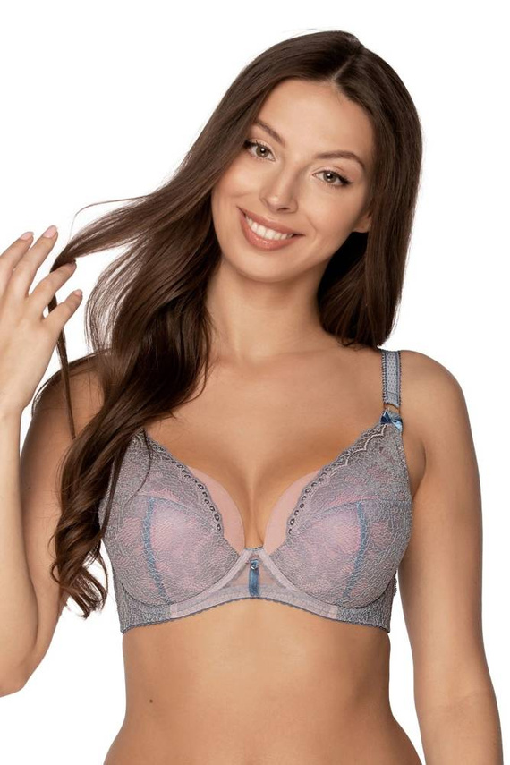 BS 1168 Azzurra vyztužená podprsenka Gaia- modrá