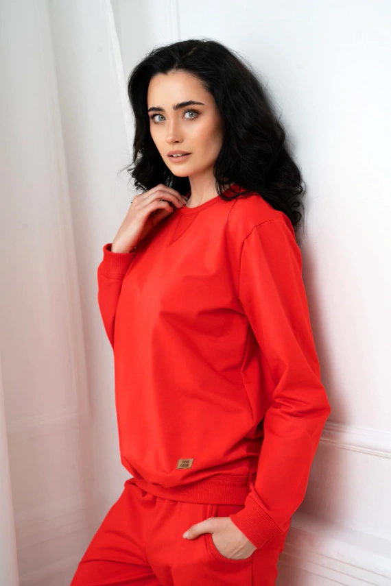 Panama Tepláková souprava Italian Fashion - červená