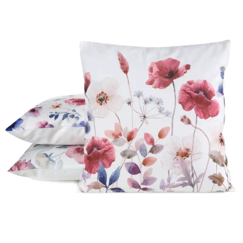 Povlak na polštář 45x45 Mink 36 Eurofirany samet květiny