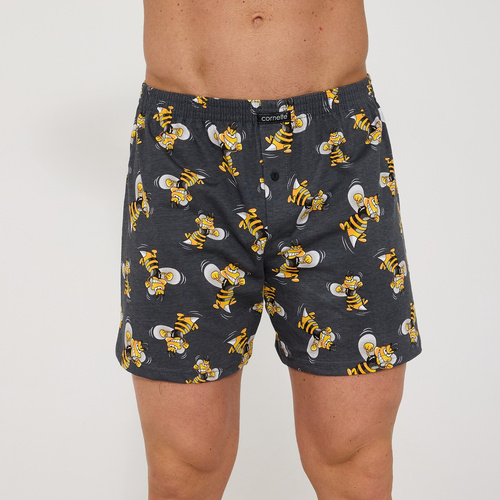 001/187 011/187 Pánské boxerky Cornette Classic Hornet - 100% bavlna, volný střih, rozepínání na knoflíky, každodenní pohodlí