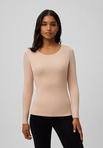 Dámské termo tričko Ysabel Mora 70017 nude- měkké, prodyšné, hypoalergenní, dlouhý rukáv