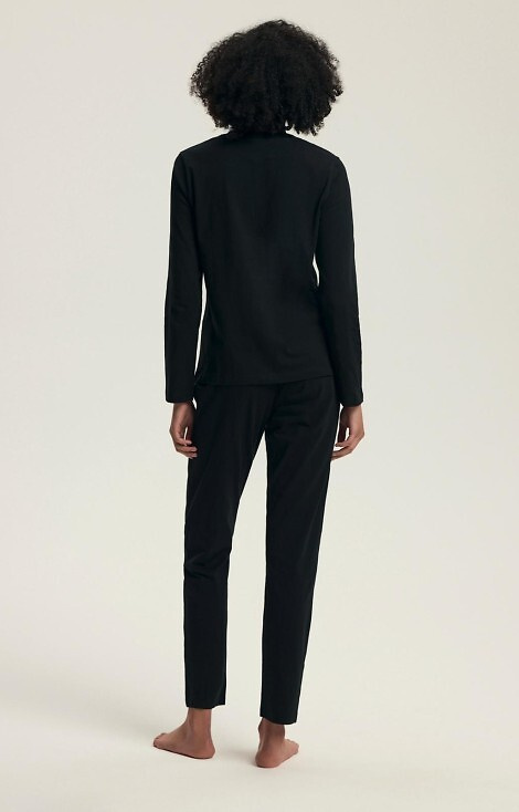 43727 Dairoku Henderson dámské pyžamo černé - bavlna, délka. rukávy a kalhoty