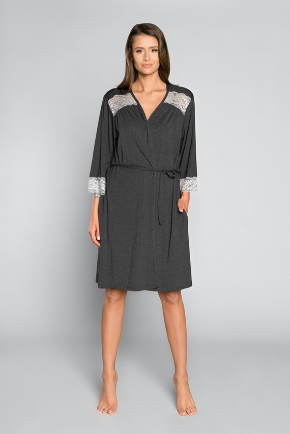 Sonata Dámský župan Italian Fashion dark mélange