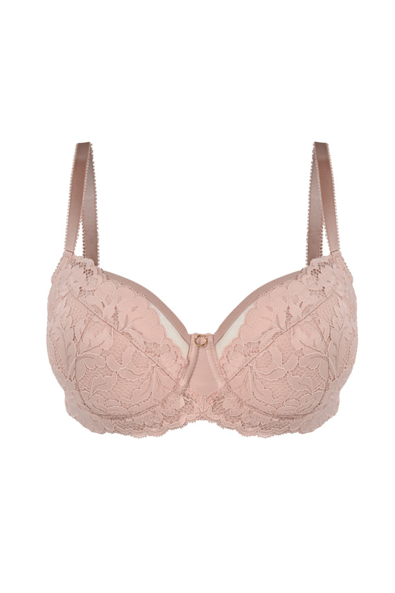 Mediolano Jasmin 19151 semi soft podprsenka krajka pudrová
