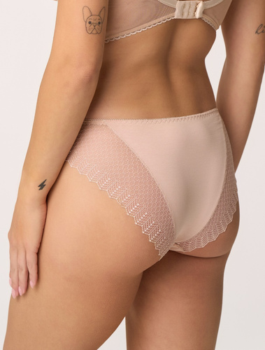 Babell 221 klasické bikiny s krajkou, každodenní pohodlí, perfektní střih - béžová barva
