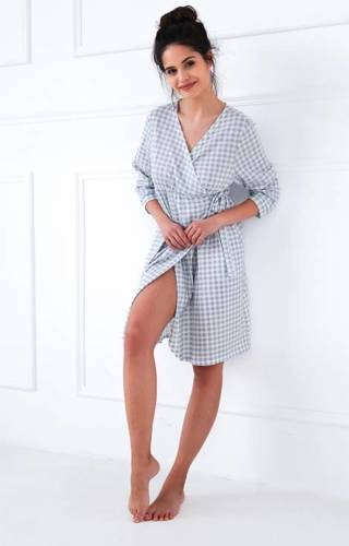 Sensis Dámský župan Octavia - šedý