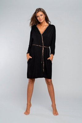 Župan Eila Italian Fashion 3/4 rukáv - leopardí potisk