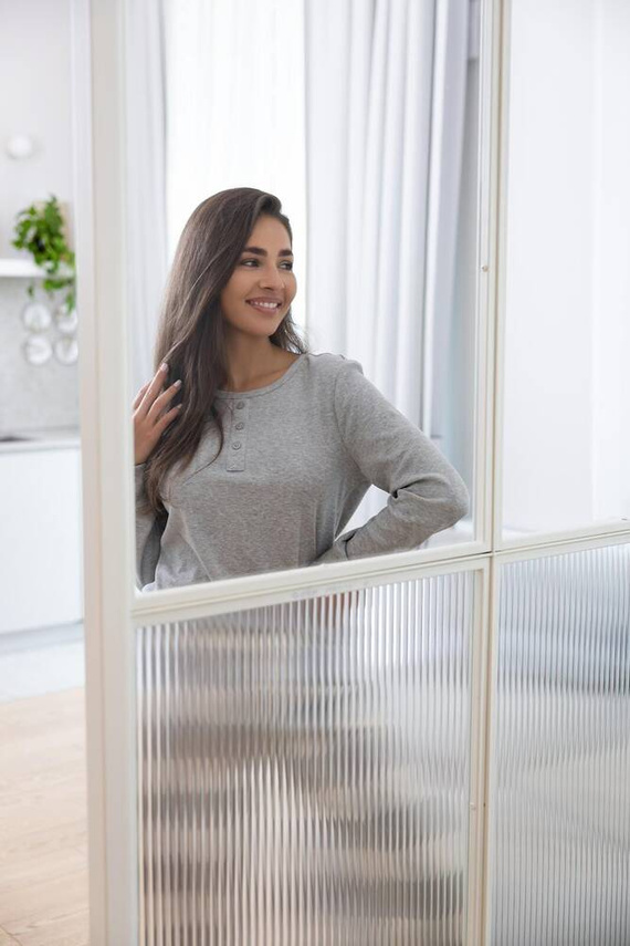 Sensis Vesper Dámské pyžamo - šedo-krémové