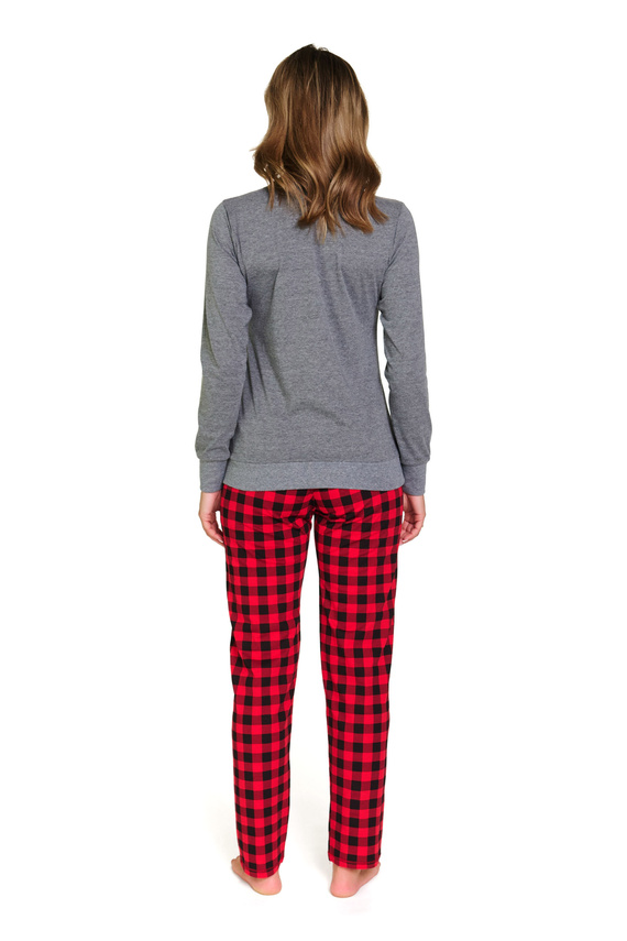 Dámské pyžamo 7343 Dark Grey Doctor Nap - 100% bavlna