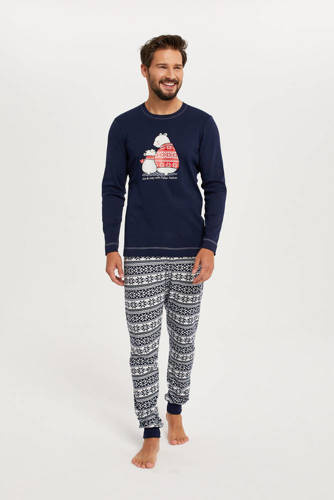 Arktyka Pánské pyžamo Italian Fashion - tmavě modré