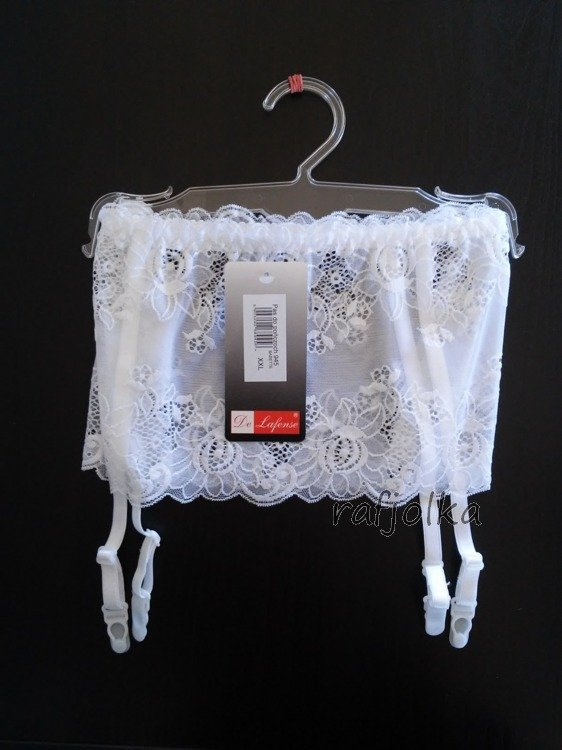 945 Babette Forex podvazkový pás - bílý