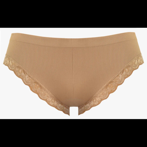 Dámské kalhotky Sesto Senso 6108 krajka bezešvé elastické pohodlné beige