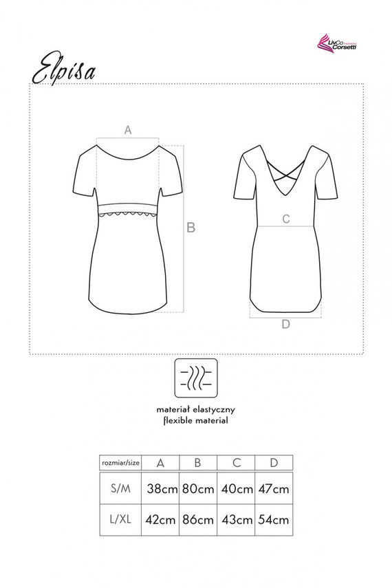 Elpisa LC 90497 Dámská košile LivCo Corsetti Fashion