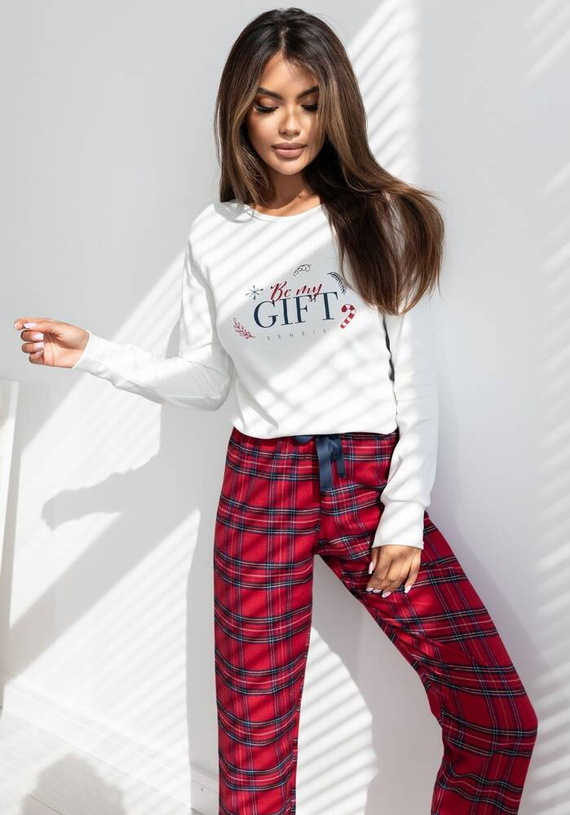 Maribel Interlock dámské pyžamo Sensis - krémové