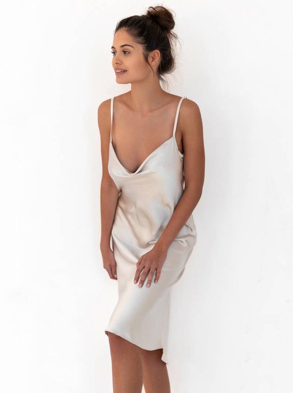 Noční košile Sensis Brillance - zlatá