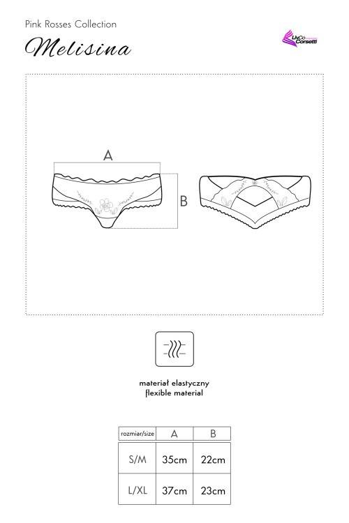 Melisina LC 90432 LivCo Corsetti Fashion dámské kalhotky - vínové