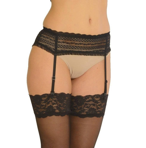 858 Leyla Forex podvazkový pás - černý