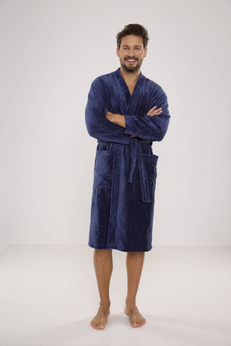 391 Hugo pánský župan De lafense - denim