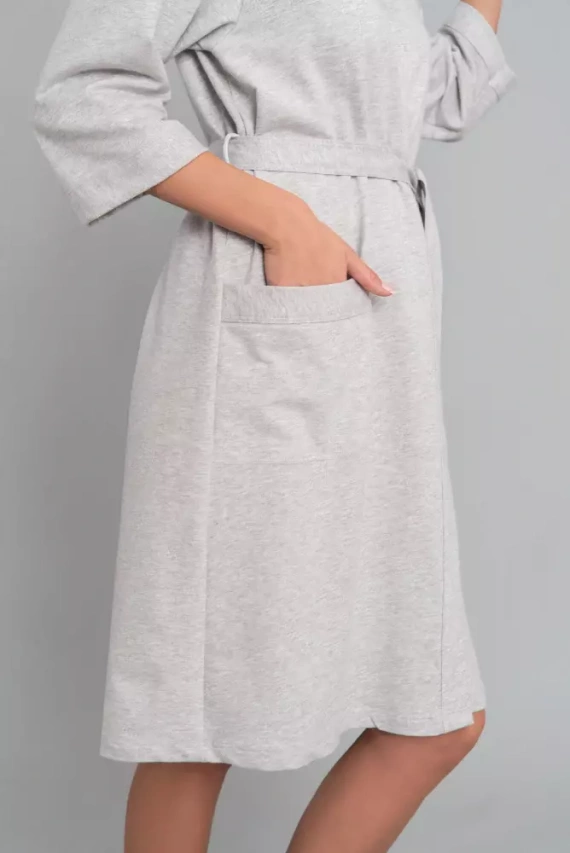 Karla Dámský župan Italian Fashion - světlý melír