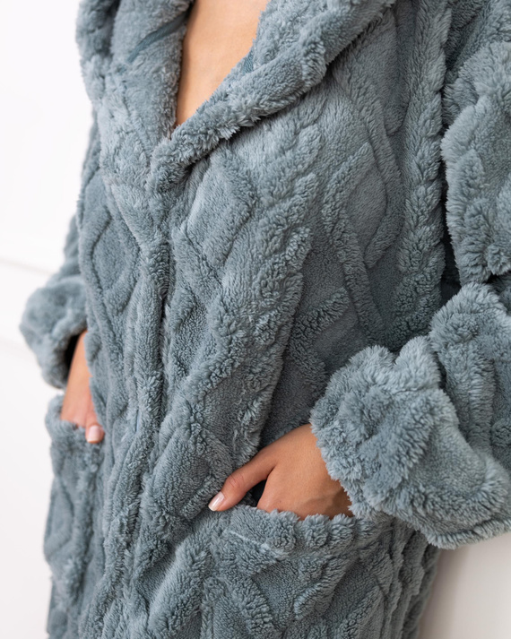 Dámský župan Grethen Sensis - khaki barva