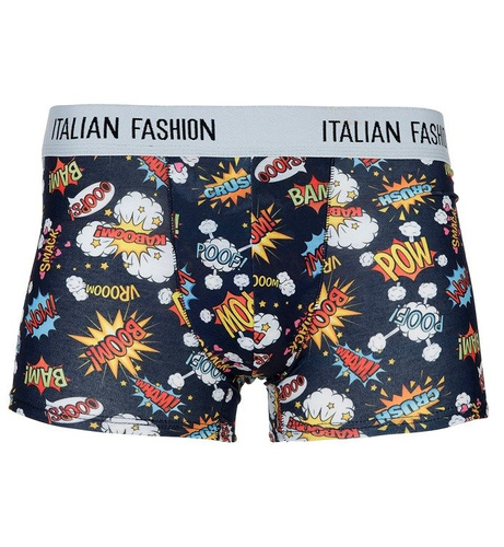 Boom Pánské boxerky Italian Fashion - tmavě modré