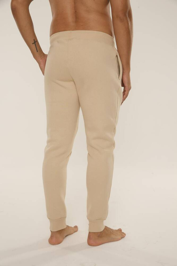 813 Indigo Pánská tepláková souprava De Lafense - písková